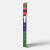 Folk Art Stijl Faux Patchwork iPad Case-Mate Hoesj iPhone Case (Achterkant / Rechts)