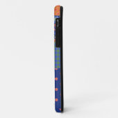 Folk Art Stijl Faux Patchwork iPhone 5 Xtreme Hoes (Achterkant/links)