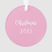 Folk Art stijl roze hart versierd Ornament (achterkant)