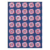 Folk Art Style American Flag Tafelkleed (Voorkant)