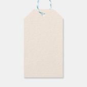 Folk Art Style Butterfly Cadeaulabel (Achterkant)