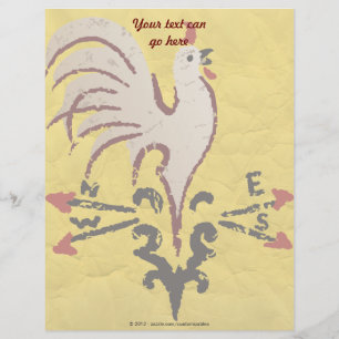 Folk Art Style Rooster