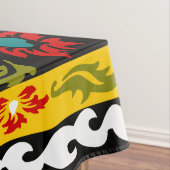 Folk art, suzani tafelkleed (Voorbeeld)