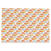 Folk Art Swimming Fish Patroon Groot Cadeauzakje (Achterkant)