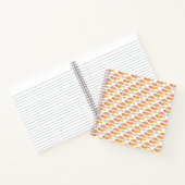 Folk Art Swimming Fish Patroon Notitieboek (Binnen)