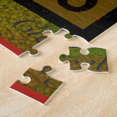 Folk Art Thanksgiving 1014 stuk Puzzel (Zijkant)