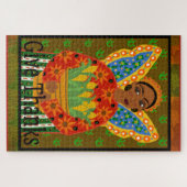 Folk Art Thanksgiving 1014 stuk Puzzel (Horizontaal)