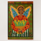Folk Art Thanksgiving 1014 stuk Puzzel Legpuzzel (Verticaal)