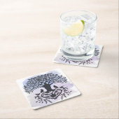 Folk Art Tree of Life Kartonnen Onderzetters (Insitu)