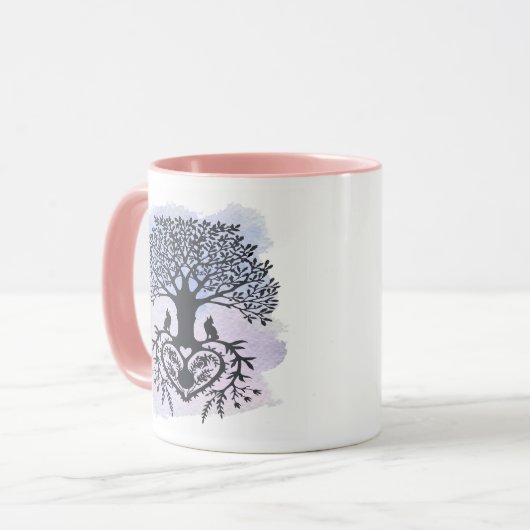 Folk Art Tree of Life Mok (Voorkant links)