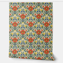 Folk Art Tuin Behang