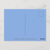 FOLK ART TURKEY TREE, THANKSGIVING GOBBLER HUMOR BRIEFKAART (Achterkant)