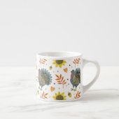 Folk Art Turkeys Espresso Cup Kop (Rechts)
