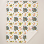 Folk Art Turkeys Sherpa Deken (Voorkant)