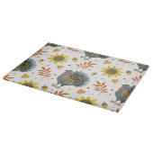 Folk Art Turkeys Snijplank (Hoek)