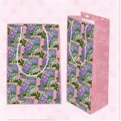 Folk Art Uilen Roze Paarse Kinderen Accent Kussen