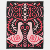 Folk Art. V.01 Fleece Deken (Voorkant)