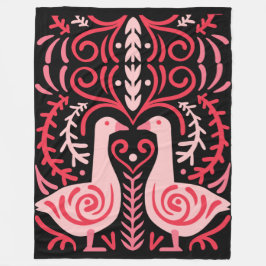 Folk Art. V.01 Fleece Deken