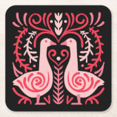 Folk Art. V.01 Kartonnen Onderzetters (Voorkant)