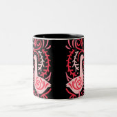 Folk Art. V.01 Tweekleurige Koffiemok (Center)