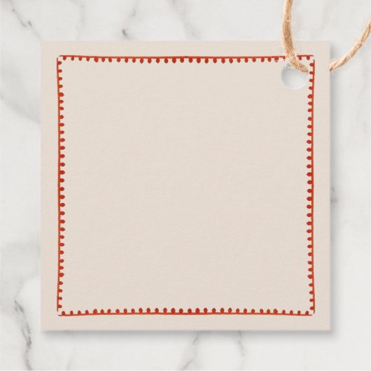 Folk Art Valentijn Bedankjes Labels (Achterkant)