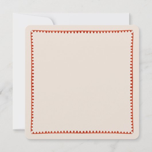 Folk Art Valentijn Flat Kaart (Achterkant)