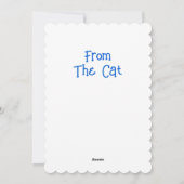 Folk Art Van De Kat Valentijn Platte Kaart (Achterkant)