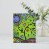 Folk Art van Lori Everett Briefkaart (Staand voorkant)