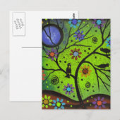 Folk Art van Lori Everett Briefkaart (Voorkant / Achterkant)