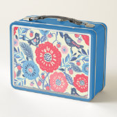 Folk Art Vogel en Aardbei Ontwerp (Achterkant)