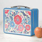 Folk Art Vogel en Aardbei Ontwerp (In situ)