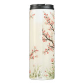 Folk Art Vogel en Vogelhuis Thermosbeker (Achterkant)