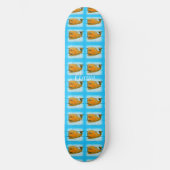 Folk art walvissen blauw Thunder_Cove Persoonlijk Skateboard (Voorkant)