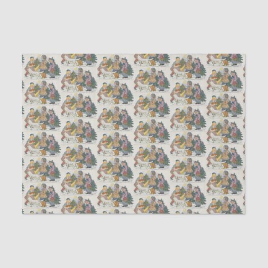 FOLK ART Weefselpapier Tissuepapier (Voorkant)