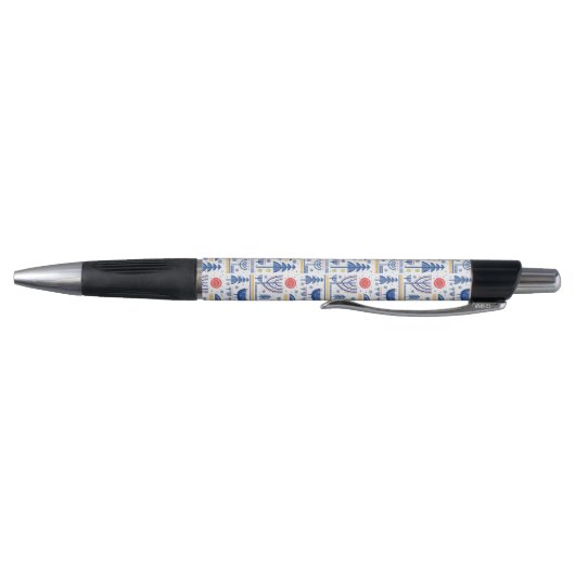 Folk Art Winter Bird Pattern Pen (Bodem)