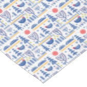 Folk Art Winter Bird Pattern Tafelkleed (Gekanteld)