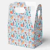 Folk Art Woodland Animal Pattern Bedankdoosjes (Geopend)