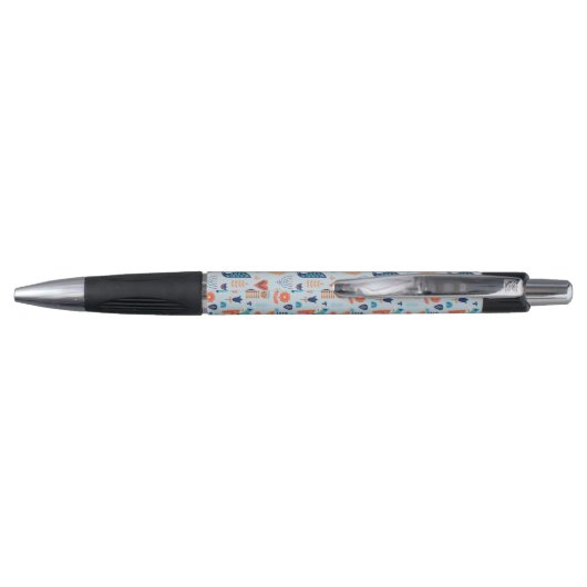 Folk Art Woodland Animal Pattern Pen (Achterkant)