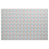Folk Art Woodland Animal Pattern Stof (Fat Quarter)