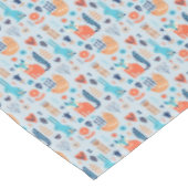 Folk Art Woodland Animal Pattern Tafelkleed (Gekanteld)