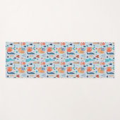 Folk Art Woodland Animal Pattern Yogamat (Voorkant (horizontaal))