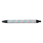 Folk Art Woodland Animal Pattern Zwarte Inkt Pen (Voorkant)