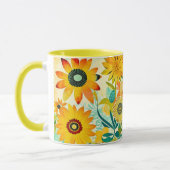  Folk Art Yellow Flowers Mok (Links)