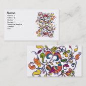 Folk Birds Visitekaartje (Voorkant / Achterkant)