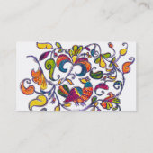 Folk Birds Visitekaartje (Achterkant)