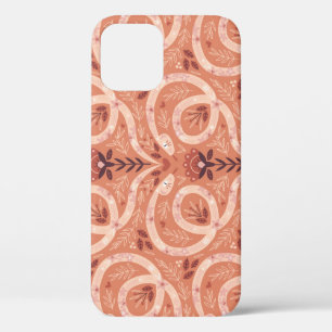 Folk Bloemenslang: symmetrisch Case-Mate iPhone Case