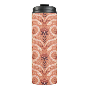 Folk Bloemenslang: symmetrisch Thermosbeker