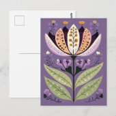 Folk Bloom No.255 Briefkaart (Voorkant / Achterkant)