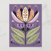 Folk Bloom No.255 Briefkaart (Voorkant)