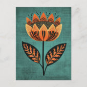 Folk Bloom No.256 Briefkaart (Voorkant)